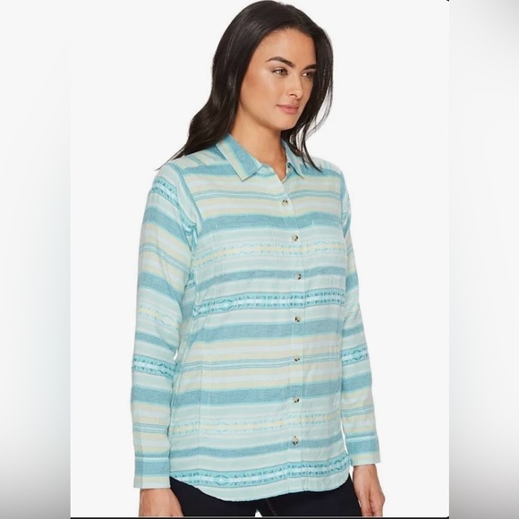 Toad&Co Women's Cairn Long Sleeve Shirt deep water size XS - Picture 1 of 13